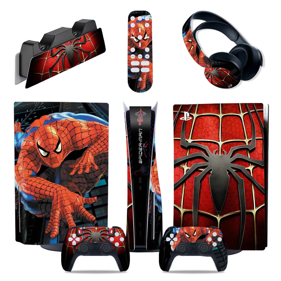 PS5 Standard Disc Digital Edition Console Vinyl Skin Sticker Decals  Spiderman