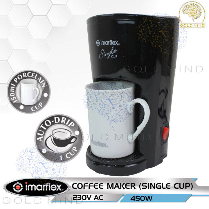 Imarflex Coffee Maker (Single Cup) 230V 450W Lazada PH