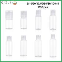 QIZUI 5-100ML พลาสติก แต่งหน้า ขวดแชมพู รีฟิล ขวดคอนเทนเนอร์เปล่า ขวดโลชั่น