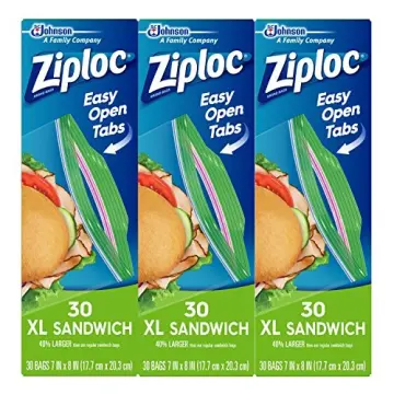 Ziploc Seal Top Bags, Sandwich, XL - 30 bags