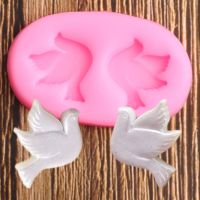 Pigeon Bird Silicone Mold DIY Party Cake Decorating Tools Fondant Baking Chocolate Candy Gumpaste Moulds Bread Cake  Cookie Accessories