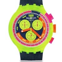 นาฬิกา  Chronograph SWATCH NEON TO THE MAX SB06J100