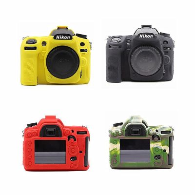 เกราะซิลิโคนกระเป๋ากล้อง DSLR Casing Foto อุปกรณ์ป้องกันฝาครอบตัวสำหรับ D7000 Nikon