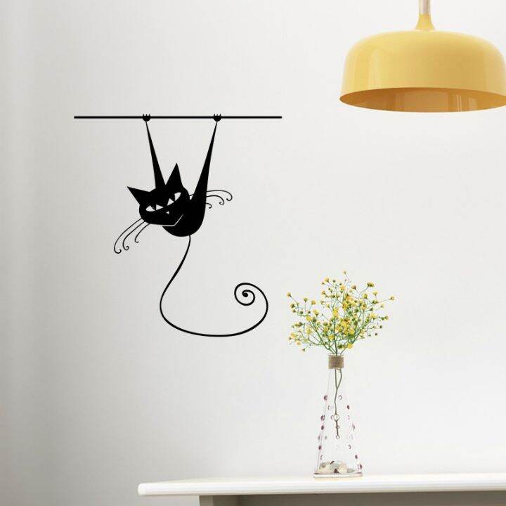 cartoon-climbing-wall-cat-wall-sticker-for-kids-rooms-glass-window-home-decoration-vinyl-mural-lovely-stickers-art-decals-decor