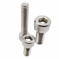 1/5/10/50pcs DIN912 M3 M4 M5 M6 M8 A2-70 304 Stainless Steel Hexagon Hex Socket Cap Head Screw Allen Bolt Thread Length 10-150mm