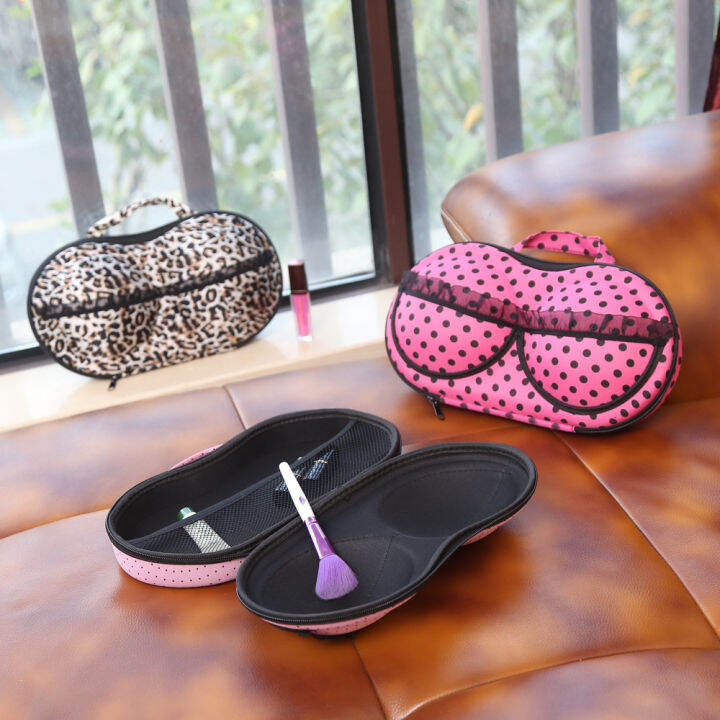 EVA Bra Box Travel Portable Storage Bag Underwear Cover Bra Storage Box ...