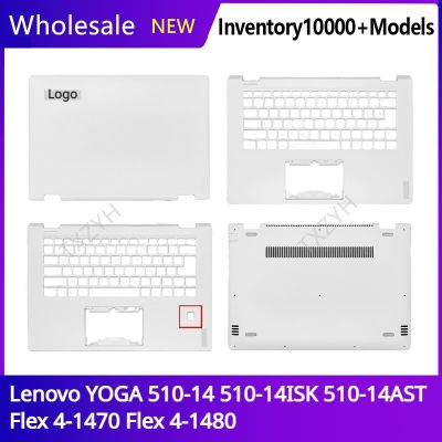 ใหม่สำหรับ Lenovo โยคะ510-14 510-14ISK 510-14AST Flex 4-1470 Flex 4-1480หน้าจอ LCD สำหรับแล็ปท็อปฝาหลัง Palmrest เคสด้านล่าง A B C D Shell