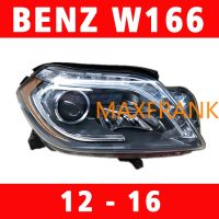 FOR BENZ W166 12-16 ML300 ML350 GL400 GL450 GL500 HEADLAMP HEADLIGHT LENS HEAD LAMP FRONT LIGHT（USED)）