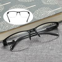 Ultralight Square Half Frame Reading Glasses Presbyopic Glasses Men Women 0.25 0.5 0.75 1 1.25 1.5 1.75 2 2.25 2.5 2.75 3 3.25