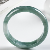 zheru jewelry natural Burmese jadeite 54mm-64mm light color celet elegant princess jewelry best gift