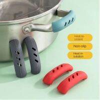 2pcs Silicone Heat Insulation Oven Mitt Glove Casserole Ear Pan Pot Holder Oven Grip Anti-hot Pot Clip Kitchen Accessories