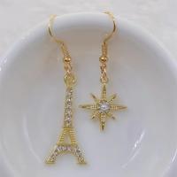 【YF】❡  Classic Fashion Design Pendant Earrings Seven-pointed Star Asymmetrical Jewelry Accessories