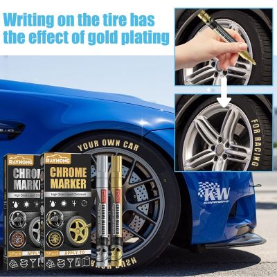 ✳ 3 PCS Car Tire Graffiti Paint Pen Waterproof Non-Fading Tire Paint Pen Non-toxic Durable Marker Pen Auto Tyre Letters Repair Pen
