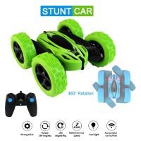 รถ RCโลดโผน JJRC Tumling Drift รถตีนตะขาบ360พลิกสองด้านหมุน Tumbling 1:24 2.4G ของเล่นรถ RC ของขวัญสำหรับเด็ก