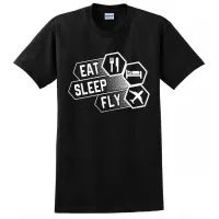 Eat Sleep Helicopter  Funny T-Shirt in any size