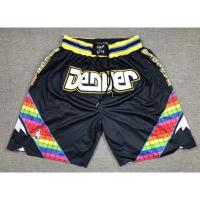 Denver Nuggets [5 Styles] 2022 NBA Shorts Dark Blue Pockets Basketball Sports