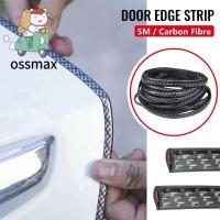 OSSMAX ชิ้นส่วนอะไหล่รถยนต์,ประตูรถยนต์ป้องกันรอยขีดข่วนคาร์บอนไฟเบอร์ขอบประตูแต่งกันชนป้องกันการชนกันของประตูแถบป้องกันรอยขีดข่วนสติ๊กเกอร์ประดับรถ