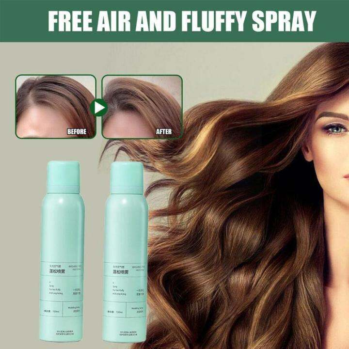 Oil Control No Wash Hair Fluffy Spray Dry Shampoo Remove Greasy Scalp Clean Prevent Frizz