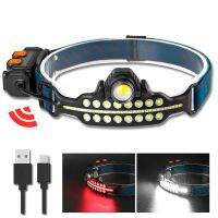 Wilder Xpg + Cob Floodlight Induction Headlamp Type-C Rechargeable Outdoor Zoom Fishing Work Led Headlamp CHN-Q