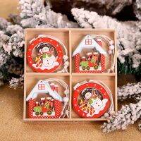 [A Warm]จี้ไม้คริสต์มาส Xmas Snowflakes Tree Ornaments Home Decor ตกแต่งคริสต์มาส Navidad 2022