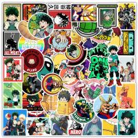 〖Margot decoration〗 10/30/50/100pcs My Hero Academia Anime Stickers for Laptop Phone Scrapbooking Luggage Cartoon Cool Decal Sticker Packs Kid Toy