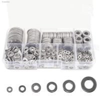 ❄✺ 580Pcs Stainless Steel M2 M2.5 M3 M4 M5 M6 M8 M10 M12 Flat Washers Kit with Box