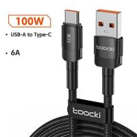 AARONA 6A ที่ทนทานชาร์จโทรศัพท์100W/66W สายชาร์จ USB C สายชาร์จเร็วสายชาร์จสาย Type-C USB สาย C ชนิด C ชนิด C สายชาร์จ