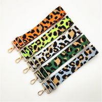 Wide 5cm  New Thick Color Female Bag Accessories Leopard Shoulder Strap Messenger Shoulder Strap Replacem Bag Belt