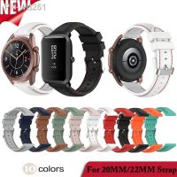 20mm 22mm Silicone Band for Samsung Galaxy Watch4/Active 2 42mm 40mm/Gear S3 Bracelet For Huami Amazfit GTS 2/2E/GTS 3/Bip Strap