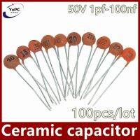 100pcs 50V Ceramic capacitor 1pF   100nF 6PF 10PF 22PF 33PF 82PF 220PF 1NF 3.9NF 6.8NF 15NF 102 222 332 682 153 223 471 683 104