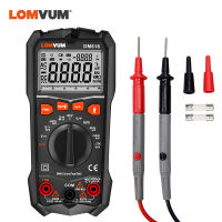 LOMVUM Digital Multimeter Tester LED NCV LCD Multitester Probes Voltage Meter Handheld AC DC Ammeter Ohm Capacitor Voltmeter