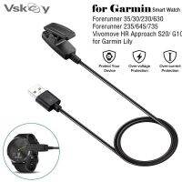 （Bar watchband）เครื่องชาร์จ Forforerunner 35 735XT 235 645 Music FRU S20 LilyWatch USB Charging Dock Clip