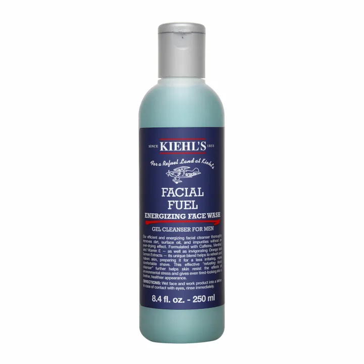 Kiehl's Men's Facial Fuel Energizing Face Wash Gel Cleanser for Men