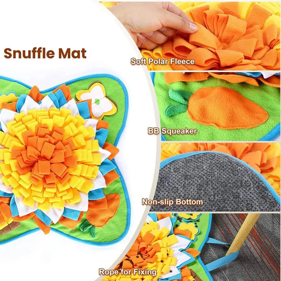 Snuffle Mat for Dogs, Interactive Feed Game, Non Slip Bottom Pad