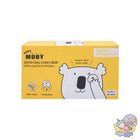 BABY MOBY Sterille Eyes Contton Balls สำลีก้อน สเตอไรท์เช็ดตา แบบกล่อง 20 ซอง