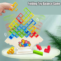 Tetra Tower เกม Stacking Blocks Stack Building Blocks Balance Puzzle Board Assembly อิฐของเล่นเพื่อการศึกษาสำหรับเด็กผู้ใหญ่