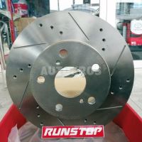 ️FLASH SALES️RUNSTOP จานเบรคขนาดเดิม VIGO 4x2 2008 SMART CAB, REVO 4x2 ( 5 รู) 2 ใบหน้า