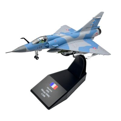 1:100 France Mirage 2000นักรบของเล่นเครื่องบินเจ็ททหารโลหะเครื่องบินจำลองหล่อขึ้นรูปสำหรับสะสมหรือเป็นของขวัญ