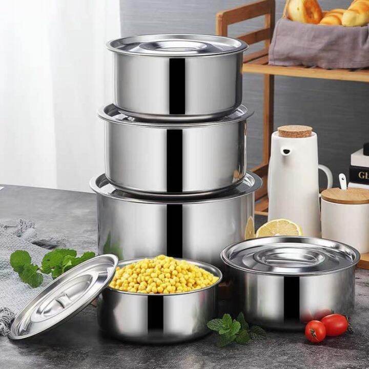 5 in 1 Kitchen Utensils Stainless Steel India Hot Pot Cookware Set Lazada PH