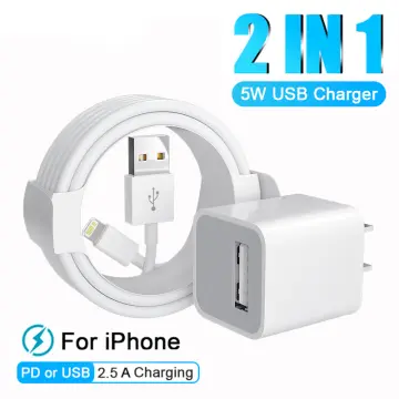 Adaptador Cargador Original 5W para Apple iPhone XR XS X max 8 7 6S Plus SE  5S