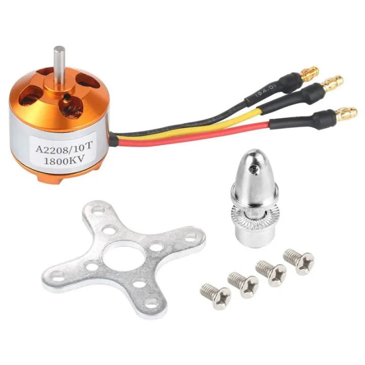 Brushless Electric Motor A2208 for RC Airplanes Plane MultiCopter