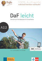 DaF leicht : A2.2 course/Workbook A2.2 หลักสูตร / สมุดงาน (นำเข้าของแท้100%) 9783126762564 | DaF leicht: Kurs- und Ubungsbuch A2.2 mit DVD-Rom