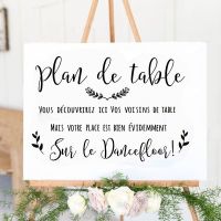【hot】✓❆  Plan De Table Vinyl Sticker Wedding Board Decal Dancefloor Sign Custom Texts Stickers Decals French
