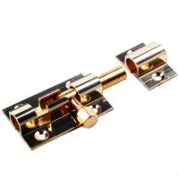 New 8Pcs 1.5-Inch Long Brass Door Latch Sliding Lock Barrel Bolt Gold