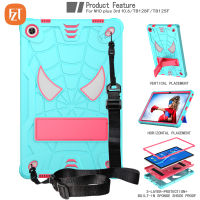 เคสแท็บเล็ตหรูหราสำหรับ Lenovo Xiaoxin Pad 10.6 "2022/TB-128FU Spider Soft Pattern TPU + PC 2 In 1ซิลิโคนปลอกในตัวคลิปหนีบสายเคเบิลและ3SHD Tali Bahu