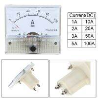 เครื่องวัดมาตรวัดโวลต์แรงดันไฟฟ้าแผงแอนะล็อกของพลาสติก Dc มีความแม่นยำสูง1a 2a 3a 5a 10a 20a 50a เครื่องวัดกระแสไฟฟ้าแบบ100a 1ชิ้น