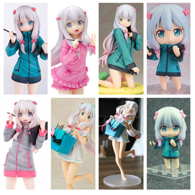 อะนิเมะ24ซม. Ques Q Eromanga Sensei Sagiri Izumi Ending Mode Meruru เสื้อยืด Ver. พีวีซีรูปการกระทำของเล่น Sagiri Izumi รูปเซ็กซี่