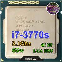 ซีพียู CPU Intel Core i7-3770S 3.1 GHz 4คอ8เทรด 77W LGA 1155 ฟรีซิลิโคน1ซอง i7 3770 S