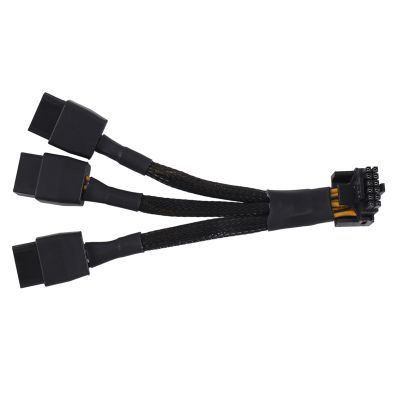3X8Pin PCI-E to 16Pin(12+4) PCI-E 5.0 12VHPWR Connector 90-Degree Elbow Cable Component GPU RTX4090 RTX4080 Series P8X3 to 16PIN-A