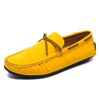 2022 Suede Loafers Men Boat Shoes Slip On Mocasines Hombre Handmade Lazy Shoes Driving Moccasins Casual Office Flats Big Size 48